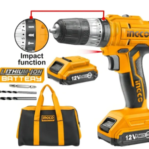 Taladro INGCO Percutor Inalámbrico 12V CIDLI1222